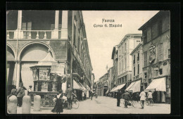 Cartolina Faenza, Corso G. Mazzini  - Faenza