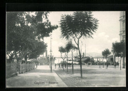 Cartolina Cagliari, Darsena, Porto  - Cagliari