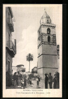 Cartolina Somma Vesuviana, Torre Campanaria Di S. Domenico  - Autres & Non Classés