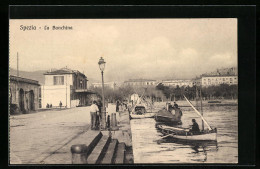 Cartolina Spezia, La Banchina  - La Spezia