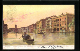 Lithographie Venezia, Canal Grande Col Palazzo Ca` D`oro  - Venezia (Venedig)