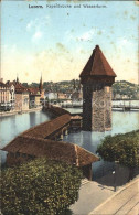 11741619 Luzern LU Kapellbruecke Und Wasserturm Luzern - Sonstige & Ohne Zuordnung