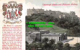 R502406 Edinburgh Castle And National Gallery. Postcard - Monde
