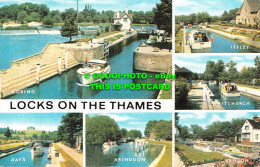 R502178 Locks On The Thames. Goring. Days. J. Salmon. Multi View - Monde