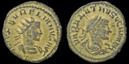 Vabalathus AE Antoninianus Vabalathus & Aurelian - L'Anarchie Militaire (235 à 284)