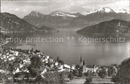 11735989 Weggis Vierwaldstaettersee Mit Alpen Panorama Weggis - Autres & Non Classés