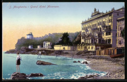 Cartolina S. Margherita, Grand Hotel Miramare  - Andere & Zonder Classificatie