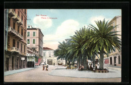 Cartolina San Remo, Piazza V. Emanuele  - San Remo