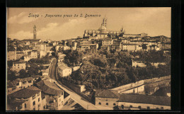 Cartolina Siena, Panorama Preso Da S. Domenico  - Siena