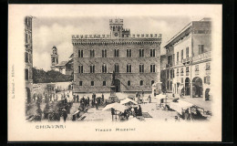 Cartolina Chiavari, Piazza Mazzini  - Otros & Sin Clasificación
