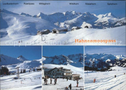 11715689 Hahnenmoospass Mit Skigebiet Adelboden Lenk Ferienhotel Spittlerhaus Ha - Other & Unclassified