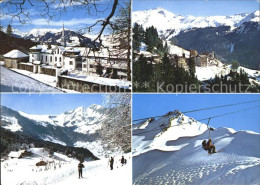 11715549 Niederrickenbach Dorfpartie Skilift Mit Brisen Und Haldigrat Niederrick - Sonstige & Ohne Zuordnung