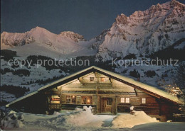 11715466 Adelboden Alte Taverne Bei Nacht Mit Bonderspitz Und Lohner Adelboden B - Other & Unclassified