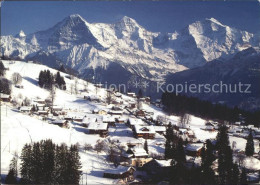 11715459 Beatenberg Mit Finsteraarhorn Eiger Moench Jungfrau Beatenberg - Other & Unclassified