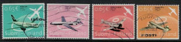 2003 Finland, Airplanes Complete Postally Used Set. - Gebraucht