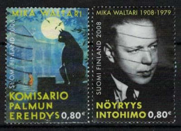 2008 Finland, Mika Waltari Author, Complete Set Used. - Used Stamps