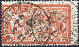 FRANCE - 1927 TàD "STRASBOURG-PL D LA CATHEDR. / BAS-RHIN" Sur Yv.145 2fr Merson Orange & Vert-bleu - 1900-27 Merson