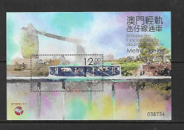 MACAU 2019 METRO YVERT N°B NEUF MNH** - Treinen