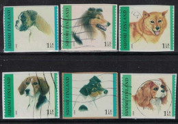 2009 Finland, Dogs, Complete Set Used On Paper. - Oblitérés