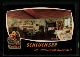 AK Schluchsee Im Hochschwarzwald, Berg-Hotel Zur Mühle, Jägerstube  - Schluchsee