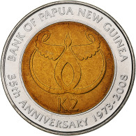 Papouasie-Nouvelle-Guinée, 2 Kina, 2008, Bimétallique, SPL+, KM:51 - Papouasie-Nouvelle-Guinée