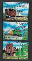 GAMBIE 1991 TRAINS YVERT N°B114/114A-B134 NEUF MNH** - Eisenbahnen