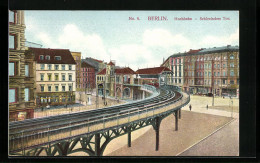 AK Berlin-Kreuzberg, Hochbahn, Haltestelle Schlesisches Tor  - Métro