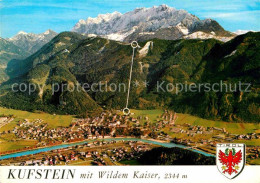 72649376 Kufstein Tirol Mit Wildem Kaiser Fliegeraufnahme Kufstein - Autres & Non Classés