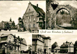 72647291 Kirschau Koerse Burgtor Post Rathaus Schule  Kirschau - Kirschau