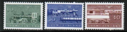 1962 Finland Trains Complete Set  **. - Unused Stamps