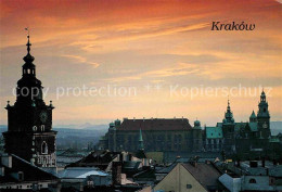 72646295 Krakow Krakau Town Hall Tower And Wawell Hill Krakow Krakau - Poland