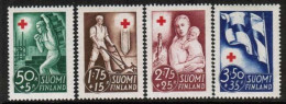 1941 Finland Red Cross, Reconstruction, Complete Set MNH. - Nuevos