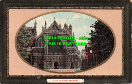 R502531 Exeter Cathedral. West Front. Sell Well Series No. 304. Woolstone Bros. - Welt