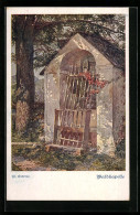 Künstler-AK Franz Kuderna: Deutscher Schulverein Nr. 856: Waldkapelle  - Guerre 1914-18