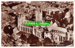 R502285 Canterbury Cathedral. Valentine. Aerial. RP - World