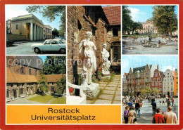72646102 Rostock Mecklenburg-Vorpommern Neue Wache Torsi Klosterinnenhof Brunnen - Rostock