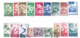 1949 - 1954 Finland, Antitub. 6 Complete Sets Fine Used. - Used Stamps