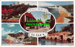 R502292 Beauty Spots Of Sussex. Alfriston Village. Multi View. 1959 - Welt