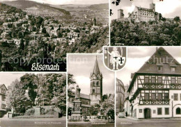 72645889 Eisenach Thueringen Lutherdenkmal Lutherhaus Wartburg Bachdenkmal  Eise - Eisenach