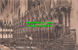 R502574 Winchester Cathedral. Choir Stalls. Friths Series. No. 63725 - Monde