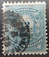 Argentinië Argentinia 1884 1885 (3) Letter & Post Horn - Thirty Three Dots In Upper Frame - Gebruikt