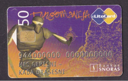 2000 Lithuania,Phonecard ›Phonecard › Snoras Bankas 2 ,50 Units, Col:LT-LTV-C037 - Lituanie