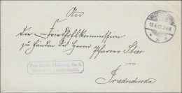 Landratsamt Waltershausen Nach Friedrichsroda 1912 - Lettres & Documents