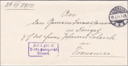 Amtsgericht Eisenach 1914 Nach Frankensee - Briefe U. Dokumente