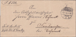 Eisenach Nach Frauensee 1894 - Lettres & Documents