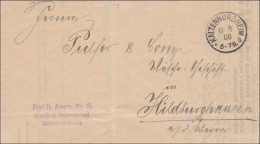 Kaltennordheim 1900 Nach Hildbughausen - Cartas & Documentos