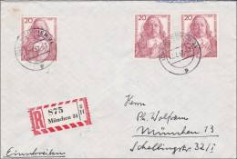 Einschreiben Von München 1957 - Cartas & Documentos