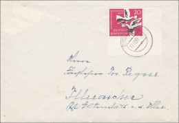 Brief Von Dirlewang Nach Illeraichen 1957 - Eckrand Marke - Brieven En Documenten