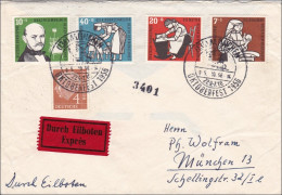 Eilboten Brief Vom Münchner Oktoberfest 1956 Mit Sonderstempel - Brieven En Documenten