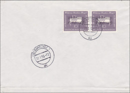 FDC Darmstadt 1956 - Brieven En Documenten